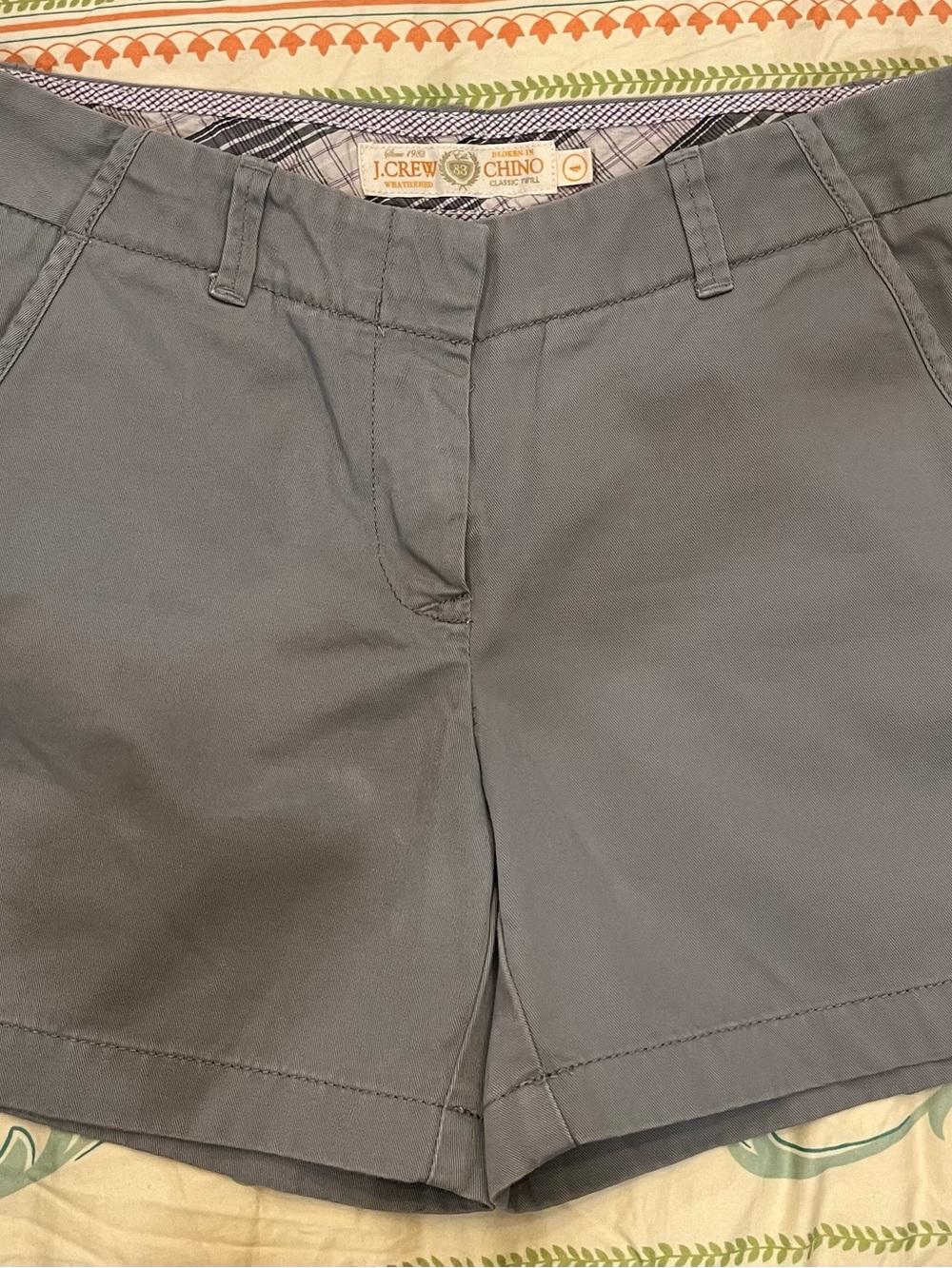 J. Crew Gray Chino Shorts